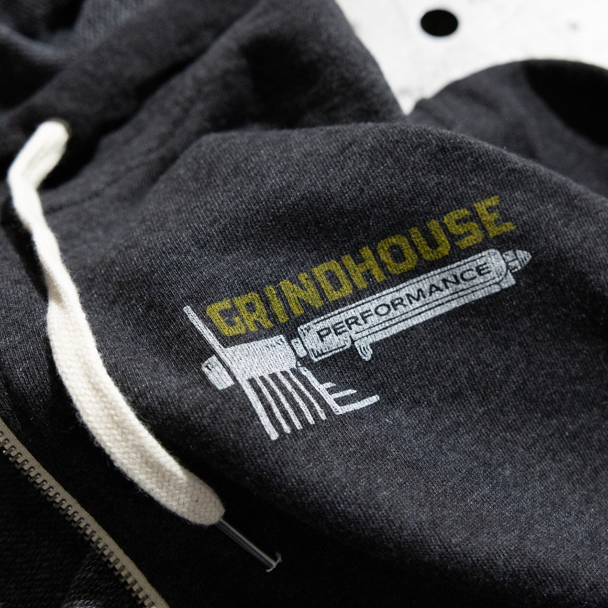 Heatwave Zip Hoodie, Charcoal